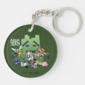 Aqua Teen Hunger Force Villains Sleutelhanger (Achterkant)