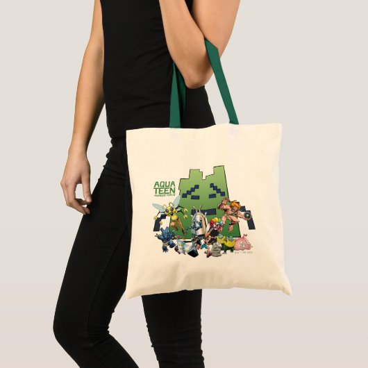Aqua Teen Hunger Force Villains Tote Bag (Voorkant (product))