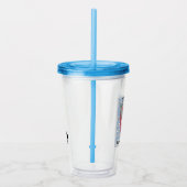 Aqua Teen Hunger Force Visible Frylock Poster Acryl Drinkbeker (Rechts)