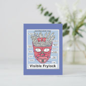 Aqua Teen Hunger Force Visible Frylock Poster Briefkaart (Staand voorkant)