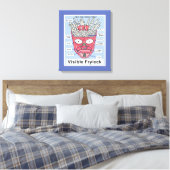 Aqua Teen Hunger Force Visible Frylock Poster Canvas Afdruk (Insitu (Slaapkamer))