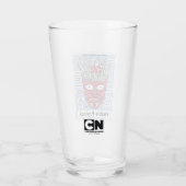 Aqua Teen Hunger Force Visible Frylock Poster Glas (Achterkant)