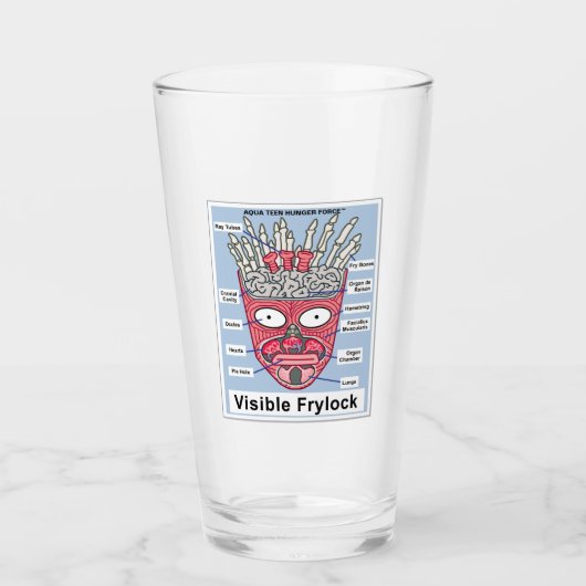 Aqua Teen Hunger Force Visible Frylock Poster Glas (Voorkant)
