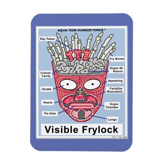 Aqua Teen Hunger Force Visible Frylock Poster Magneet (Verticaal)