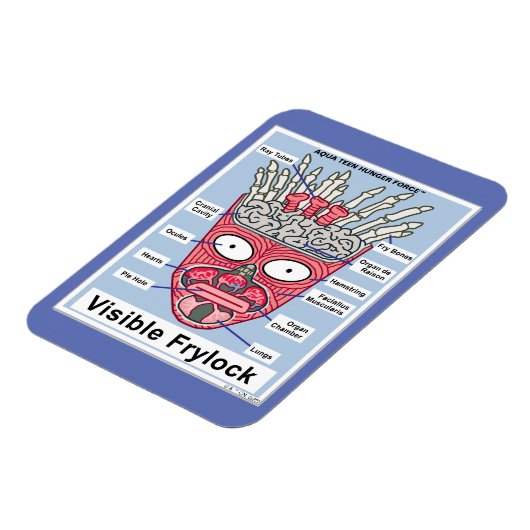 Aqua Teen Hunger Force Visible Frylock Poster Magneet (Linkerzijde)