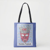 Aqua Teen Hunger Force Visible Frylock Poster Tote Bag (Voorkant)