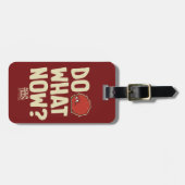 Aqua Teen Hunger Force zei: "Doe wat nu?" Bagagelabel (Voorkant horizontaal)