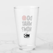 Aqua Teen Hunger Force zei: "Doe wat nu?" Glas (Achterkant)