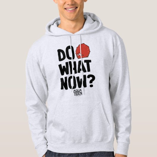 Aqua Teen Hunger Force zei: "Doe wat nu?" Hoodie (Voorkant)