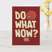 Aqua Teen Hunger Force zei: "Doe wat nu?" Kaart (Gele Bloem)