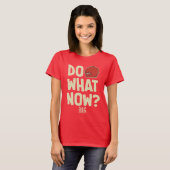 Aqua Teen Hunger Force zei: "Doe wat nu?" T-shirt (Voorkant volledig)