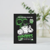 Aqua Teen Hunger Force Zombies Poster Briefkaart (Staand voorkant)