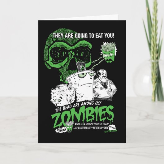 Aqua Teen Hunger Force Zombies Poster Kaart (Voorkant)