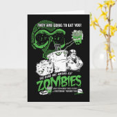 Aqua Teen Hunger Force Zombies Poster Kaart (Gele Bloem)