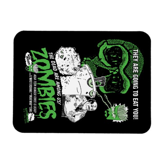 Aqua Teen Hunger Force Zombies Poster Magneet (Horizontaal)