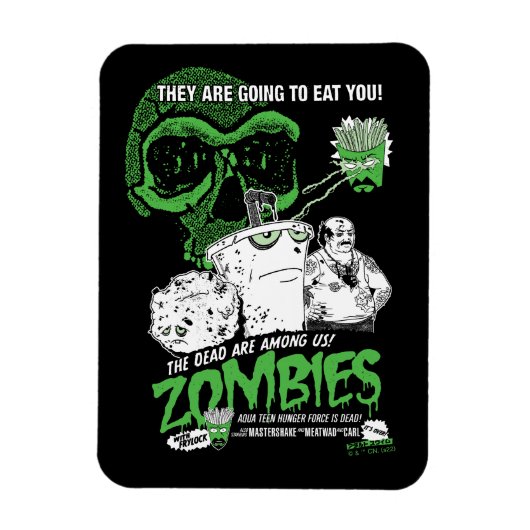 Aqua Teen Hunger Force Zombies Poster Magneet (Verticaal)