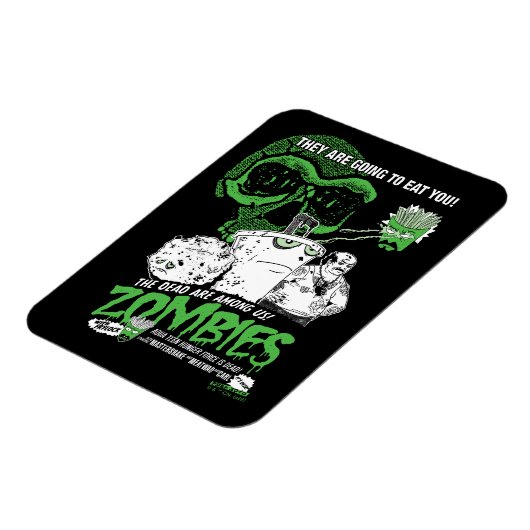 Aqua Teen Hunger Force Zombies Poster Magneet (Linkerzijde)