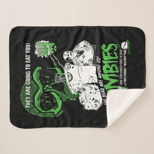 Aqua Teen Hunger Force Zombies Poster Sherpa Deken (Voorkant (horizontaal))