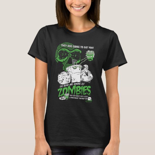 Aqua Teen Hunger Force Zombies Poster T-shirt (Voorkant)