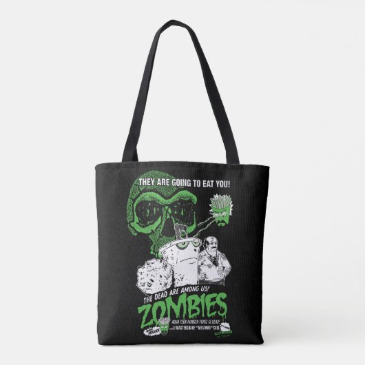 Aqua Teen Hunger Force Zombies Poster Tote Bag (Achterkant)