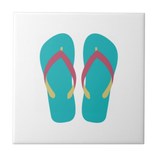 Aqua Teenslippers Tegeltje (Voorkant)