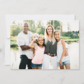 Aqua Texas JOY Foto Feestdagenkaart (Achterkant)