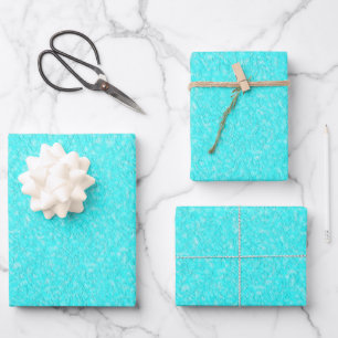 Aqua Textuur Inpakpapier Vel
