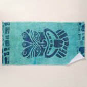 Aqua Tiki Beach Towel Strandlaken (Voorkant)