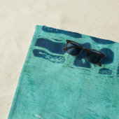 Aqua Tiki Beach Towel Strandlaken (In situ)
