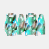 Aqua to wooded texture with digital rough and line bedankdoosjes (Uitgevouwen)