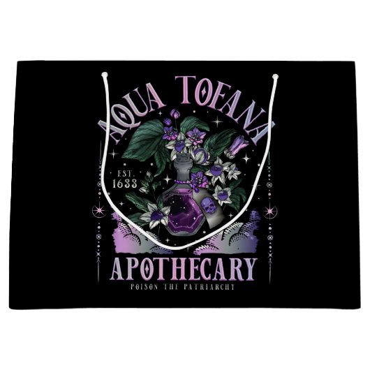 Aqua Tofana Gift Bag Groot Cadeauzakje (Voorkant)