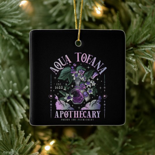 Aqua Tofana-Ornament Keramisch Ornament (Boom)