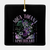 Aqua Tofana-Ornament Keramisch Ornament (Achterkant)
