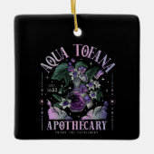Aqua Tofana-Ornament Keramisch Ornament (Voorkant)