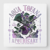 Aqua Tofana wandklok (Voorkant)