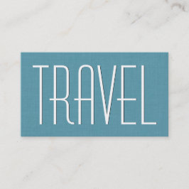 Aqua TRAVEL AGENCY Simple Style V63H Visitekaartje