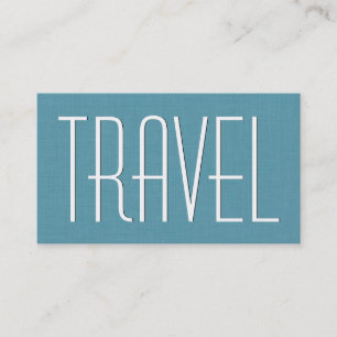 Aqua TRAVEL AGENCY Simple Style V63H Visitekaartje