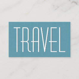 Aqua TRAVEL AGENCY Simple Style V63H Visitekaartje