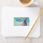 Aqua Tree adreslabel Etiket (Insitu)