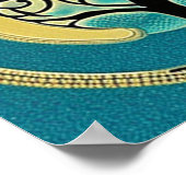 Aqua Tree of Life Poster (Hoek)