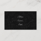 aqua Trouwtaart makers visitekaartjes (Achterkant)