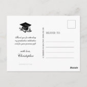 Aqua Truck 2025 Afstuderen Bedankt Briefkaart (Achterkant)