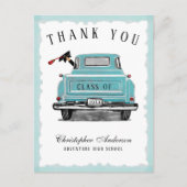 Aqua Truck 2025 Afstuderen Bedankt Briefkaart (Voorkant)