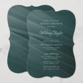 Aqua Tulle Vrijgezellenfeest Kaart (Voorkant / Achterkant)