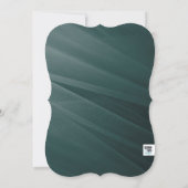 Aqua Tulle Vrijgezellenfeest Kaart (Achterkant)