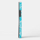 Aqua Turquoise Art Phone Case (Achterkant / Rechts)
