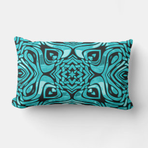 Aqua Turquoise Blauwgroen Blue Hip Orient Tribal A Buitenkussen