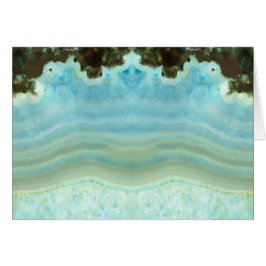 Aqua Turquoise Blue Crystal Gemstone Rock Pattern