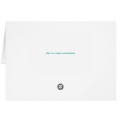 Aqua Turquoise Blue Crystal Gemstone Rock Pattern (Achterkant Horizontaal)