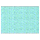 Aqua Turquoise Blue Lime Green Polkadots Pattern Tafelkleed (Voorkant (Horizontaal))